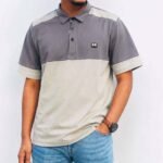 China Fabric Premium BLACK & WHITE POLO Shirt